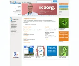 Bovenij.nl(BovenIJ is een ziekenhuis in Amsterdam Noord in de provincie Noord) Screenshot