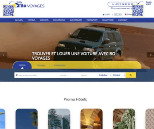 Bovoyages.com(Bo Voyages) Screenshot