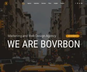 Bovrbon.com(Digital Marketing Agency) Screenshot