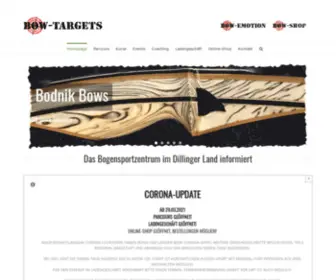 Bow-Targets.de(Das Bogensportzentrum im Dillinger Land) Screenshot