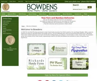 Bowdenhostas.com(Bowdens) Screenshot