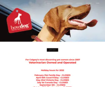 Bowdog.ca(BowDog Canine Specialists) Screenshot