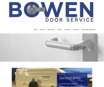 Bowendoorservice.com(Commercial Door Service) Screenshot