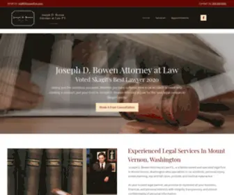 Bowenfirm.com(Law Office) Screenshot