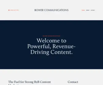 Bower-Communications.com(Bower Communications) Screenshot