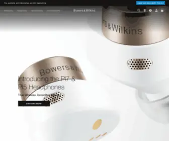 Bowers-Wilkins.fr(Enceintes Home Cinéma) Screenshot