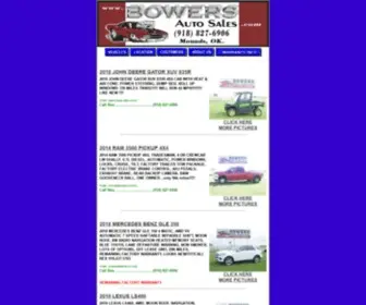 Bowersautosales.com(Bowers Auto Sales) Screenshot