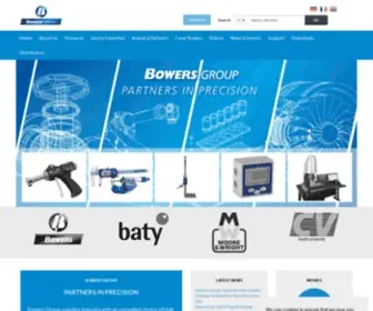 Bowersgroup.co.uk(High Quality Precision Measuring Equipment) Screenshot