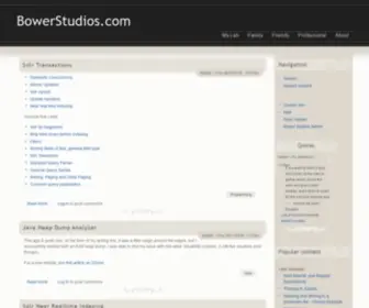 Bowerstudios.com(Bowerstudios) Screenshot