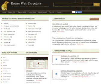 Bowerwebsolutions.us(Bower Web Directory) Screenshot