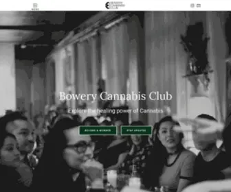 Bowerycannabisclub.com(Bowery Cannabis Club) Screenshot