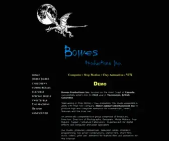 Bowesproductions.com(Animation) Screenshot