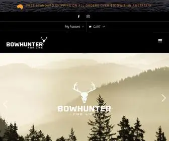 Bowhunterforlife.com.au(Archery apparel) Screenshot