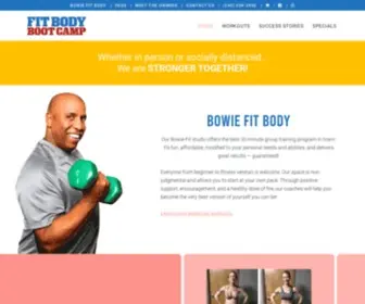 Bowiefitbody.com(Bowie Fitness) Screenshot