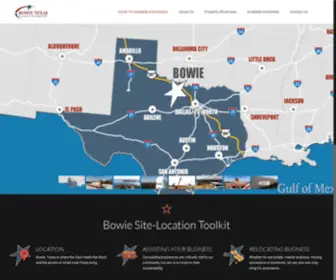 Bowietexasedc.com(Bowie Texas Economic Development Corporation) Screenshot