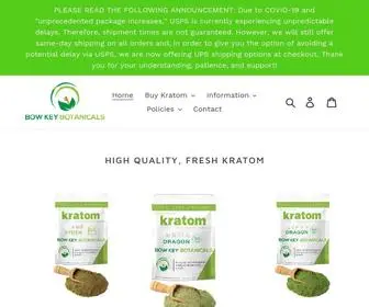 Bowkeybotanicals.com(Buy Kratom Powder Online) Screenshot