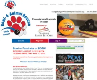 Bowl4Animalrescue.org(Animal Rescue) Screenshot