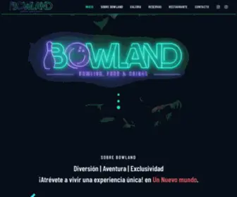 Bowland.com.co(Bolera Santafé) Screenshot