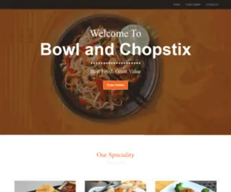 Bowlandchopstixtx.com(Bowl and Chopstix) Screenshot