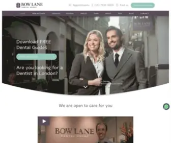 Bowlanedental.com(Dentist London) Screenshot