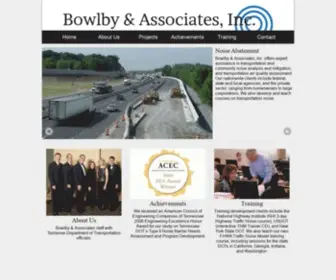 Bowlbyassociates.com(Supplying expert assistance in transportation and community noise analysis and mitigation) Screenshot