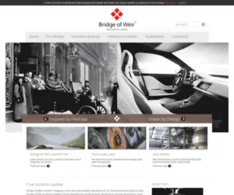 Bowleather.com(Bridge of Weir Fine Automotive Leather) Screenshot