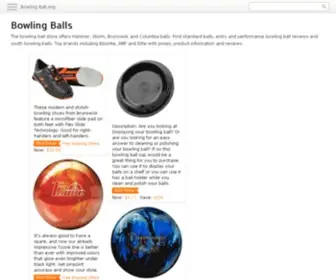 Bowling-Ball.org(Bowling Balls) Screenshot