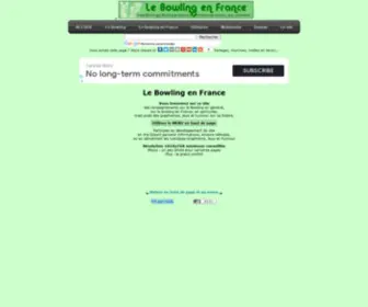 Bowling-France.fr(Le Bowling en France) Screenshot