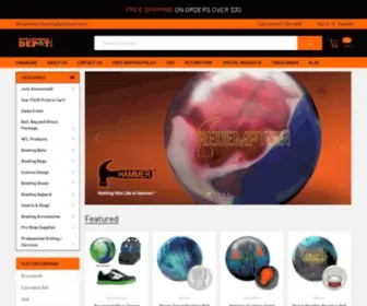 Bowlingballdepot.com(Online Bowling Store) Screenshot