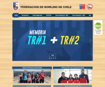 Bowlingchile.cl(Inicio) Screenshot