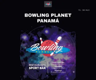 Bowlingplanetpanama.com(INICIO) Screenshot