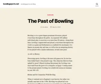 Bowlingsports.net(Blog) Screenshot