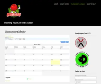 Bowlingtournamentlocator.com(Bowling Tournament Locator) Screenshot