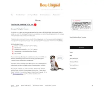 Bowlingual-Translator.com(Bowlingual Translator) Screenshot