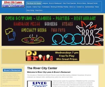 Bowlrivercity.com(Great Fun & Food for The Best People) Screenshot