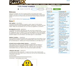 Bowlsk.com(Bowling score keeper and stat tracker) Screenshot