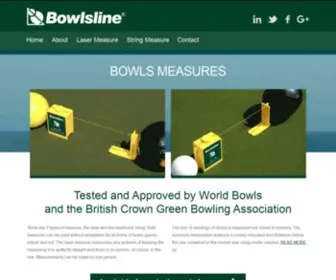 Bowlsmeasure.com(Bowls Measure by Bowlsline Ltd) Screenshot