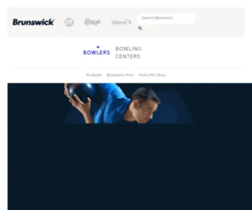 Bowlwithbrunswick.com(Bowling Equipment & Supplies) Screenshot