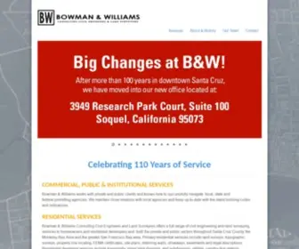 Bowmanandwilliams.com(Civil Engineers) Screenshot