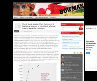 Bowmandickson.com(Bowman in Arabia) Screenshot