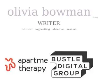 Bowmanolivia.com(Olivia Bowman) Screenshot