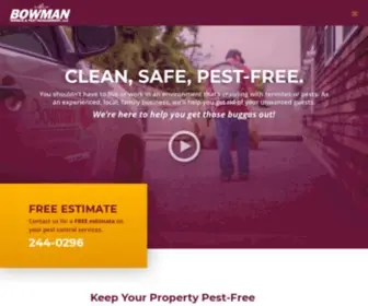 Bowmantermite.com(Bowman Termite & Pest Management) Screenshot