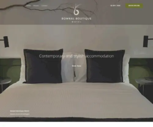 Bowralboutiquemotel.com.au(Bowral Boutique Motel) Screenshot