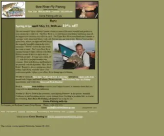 Bowriverfishing.com(BOW RIVER FLY FISHING ADVENTURES) Screenshot