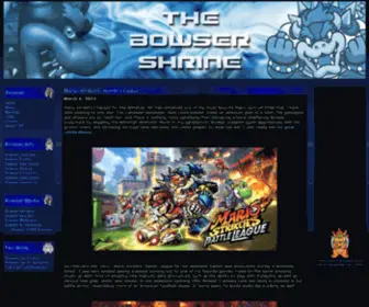 Bowsershrine.com(The Bowser Shrine) Screenshot