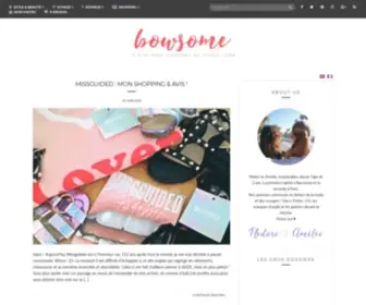 Bowsome.com(Blog Mode et Voyage) Screenshot