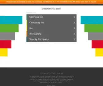 Bowtieinc.com(Forsale Lander) Screenshot