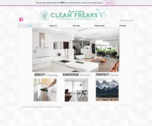 BowValleycleanfreaks.ca(Residential House Cleaning Canmore) Screenshot