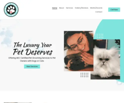 Bowwowbeautiful.com(Bow Wow Beautiful Pet Spa) Screenshot