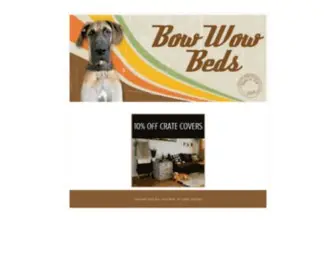 Bowwowbeds.com(Dog Bed Covers) Screenshot